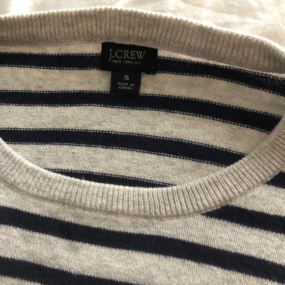 J. Crew Blue/Cream Nautical Stripe Sweater size S - Picture 3 of 3
